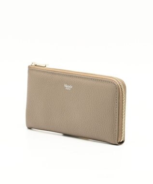 blancle シュリンクレザー Lジップ ロングウォレット トープ