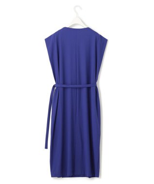 ICB 【接触冷感・UVカット・速乾・洗える】マットスキューバ ストレートワンピース ロイヤルブルー系