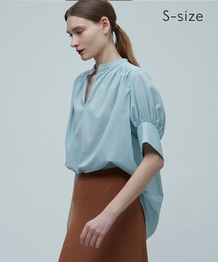 BEIGE， 【S-size】BAC / ハーフスリーブブラウス Mint