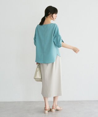 YECCA VECCA ハシゴレースタックスリーブブラウス Green