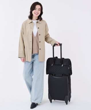 LeSportsac DELUXE MED WEEKENDER/ラインデボスブラック ラインデボスブラック