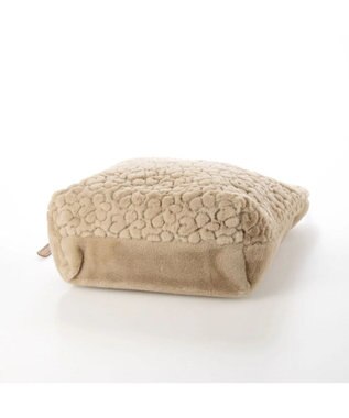 UNBILLION cachecache 花刺繍エコファーワンハンドルバッグ オーク