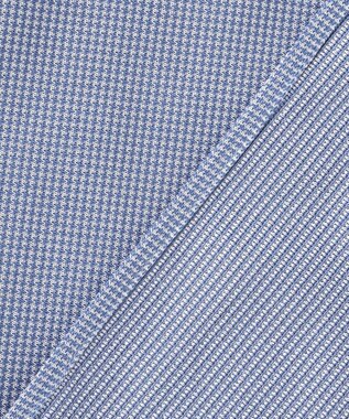 J.PRESS MEN 【吸水速乾 / UVケア / 高通気性】【SMART TECH】ハウンドトゥース ジャージーシャツ ネイビー系8