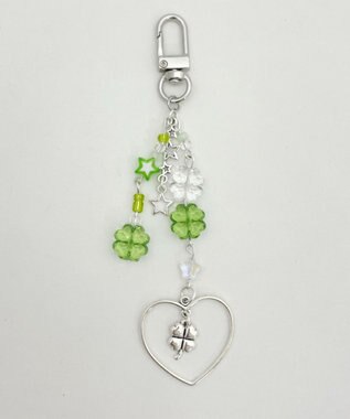 WEGO クローバービーズキーホルダー 柄1