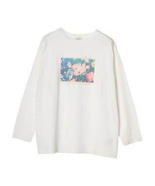 earth music&ecology Ｆｌｏｗｅｒ　グラフィックロンＴ A