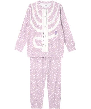 tsumori chisato SLEEP ツモリチサト パジャマ 長袖 長ズボン ルームウェア 綿100%(本体) 肌側起毛 スムース素材 上下セット 前開き tsumori chisato SLEEP UDW443 /ワコール