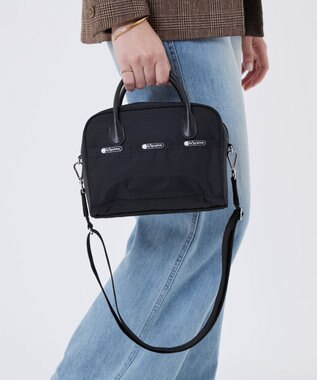 LeSportsac SQUARE TH CROSSBODY/アップタウンブラック/ブラック アップタウンブラック/ブラック