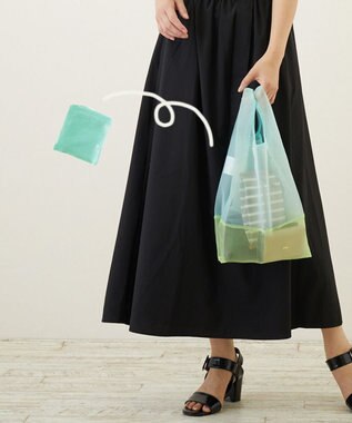  0376【直営店限定商品：オーガンジーエコバッグ】/ EU.RSルーショッパー.MID.SUK-A