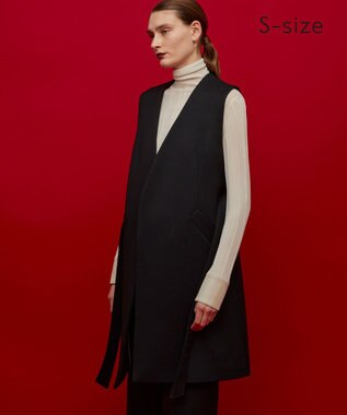 BEIGE， 【S-size】TOURNELLES / ロングジレ Black