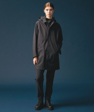 JOSEPH ABBOUD MOUNTAIN 【軽さ/ストレッチ】ホールガーメント3Dニット パーカー グレー系