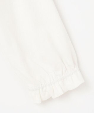 組曲 KIDS 【100㎝】プリーツカラー ブラウス オフホワイト系