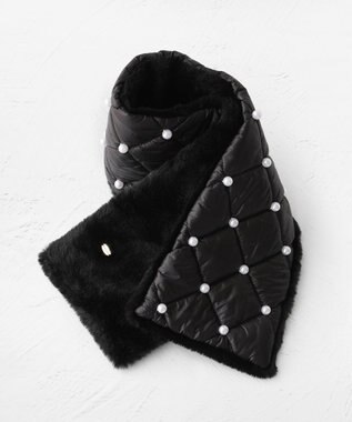 TOCCA 【リバーシブル】PEARL FUR REVERSIBLE TIPPET ティペット ブラック系