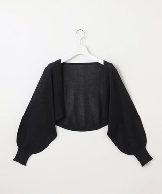 Feroux ラメニット ボレロ ブラック系