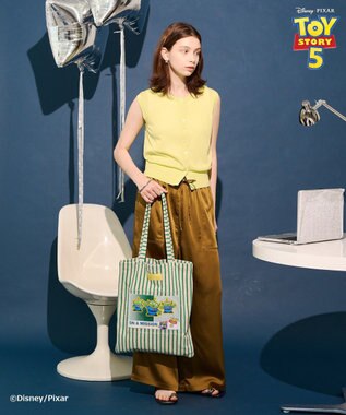 AMERICAN HOLIC 【TOY STORY 5】ストライプパイルトートBAG Beige
