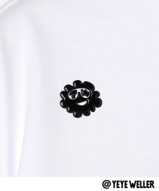 PW CIRCULUS 【UNISEX】【コラボアイテム】Yeyeコラボ ロングスリーブモックネックT ゴルフ ホワイト系