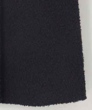 自由区 S FLUFFYステンカラー コート ブラック系