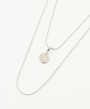 23区 クリッカーコインＷチェーンネックレス シルバー系