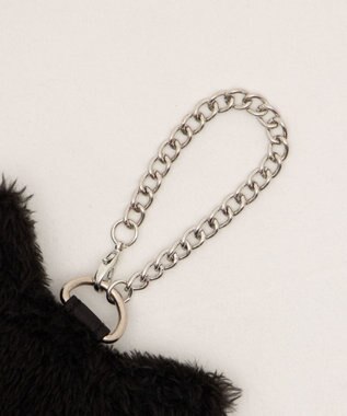 WEGO 【痛バ＆推し活グッズ】なりきりネコカードホルダーキーホルダー ブラック