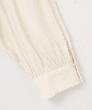 ANY SIS S 【低身長企画】フェミニンギャザー ブラウス アイボリー