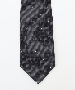 J.PRESS MEN 【JAPANESE SILK FRESCO TIE COLLECTION】ドット ネクタイ グレー系8