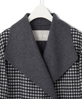 ICB WoolRever ショートコート チェック系