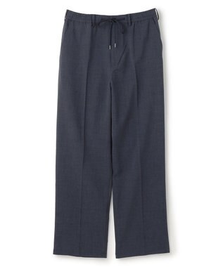 JOSEPH HOMME テクノボイルストレッチ ドロスト付きワイドストレートパンツ / HARRY CONVERTIBLE ネイビー系