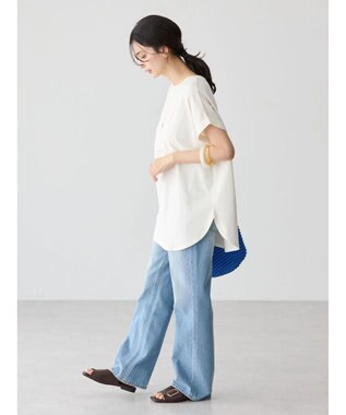 AMERICAN HOLIC バックタックカットチュニック Ivory