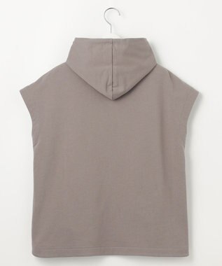 23区 【SLOW/一部店舗限定】コンパクトインレー フレンチスリーブ フーディー グレージュ