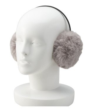 MOONBAT estaa イヤーマフラー ふわふわ モカブラウン