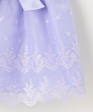 ANY KIDS バックサテンシャンタン ドレス サックスブルー