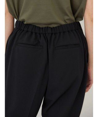 AMERICAN HOLIC イージーケア＋接触冷感リブジョグパンツ Black