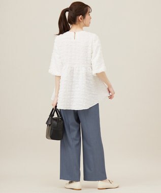 ANY SIS 【洗える】ワッフルライクフクレジャカード チュニック オフ