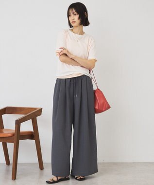 AMERICAN HOLIC 【2点セット】レイヤードシアーTシャツ Off White