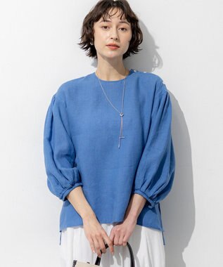 23区 【先行予約】LIBECOリネン ボリュームスリーブ ブラウス