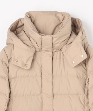 ANY L 【フード取り外し可能】楽映えリッチロング丈ダウン ベージュ