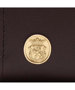 A.D.M.J. 【牛革】セブンティリリィ/ガマグチウォレット ブラウン