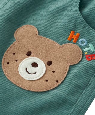MIKI HOUSE HOT BISCUITS 【80-120cm】【NEW Color Series】コーデュロイ素材 パンツ アイスグリーン
