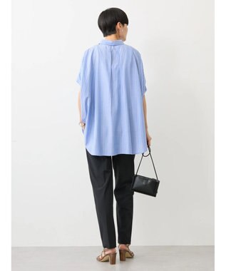 AMERICAN HOLIC サラックールフレンチスリーブシャツ Stripe Navy