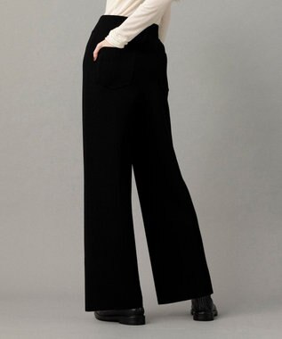 NAVE 【xNAVE】川上桃子コラボ ニットワイドパンツ ブラック系