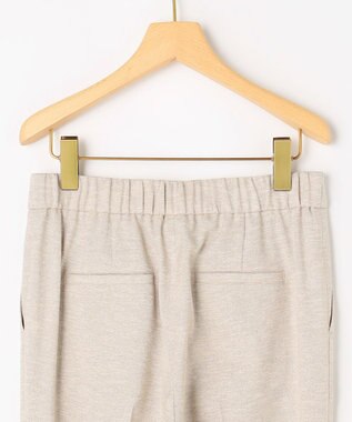 組曲 ライトリネンライクテーパード パンツ ベージュ系