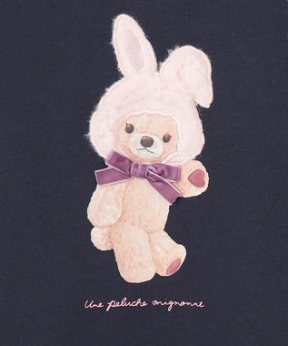 ANY KIDS 裏毛 アニマル トレーナー ネイビー