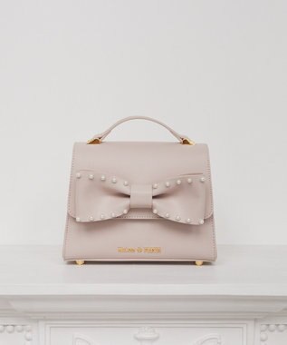 Maison de FLEUR パールリボンバッグ Pink