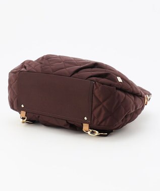 LA BAGAGERIE 撥水ナイロンキルティング3WAYリュック ワイン