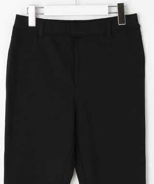 自由区 S 【WEB限定・洗える・撥水加工】ストレッチスリム レギンスパンツ ブラック系