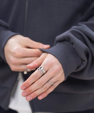 WEGO 【ユニセックス着用ITEM/SMLサイズ展開】ボンディングZIPパーカー ブラック中濃色