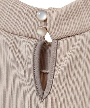 earth music&ecology フロントボタンドッキングワンピース Pink Beige