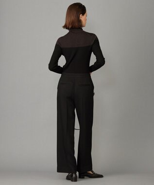 ICB ヘビーカルゼ ワイドストレートパンツ ブラック系