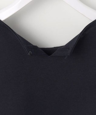 ANY SIS 【吸水速乾・UVケア・接触冷感】コンフォートジャージー ブラウス ネイビー