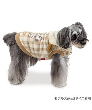 PET PARADISE スヌーピー  シブリングス トレーナー 《ブラウン》 小型犬 ライトブラウン