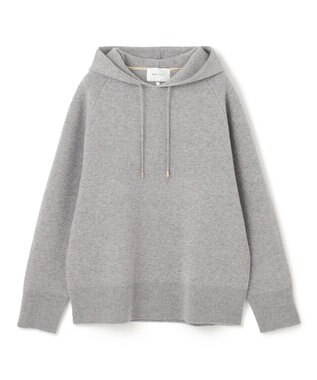 BEIGE， COURCETTE / ウールニットパーカー Md Gray